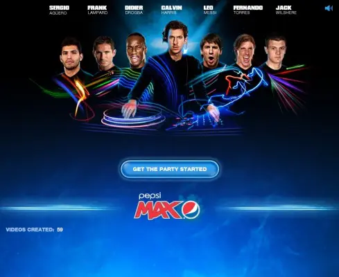 Pepsi Facebook application Euro 2012 football