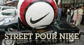 Le street marketing vu par Nike