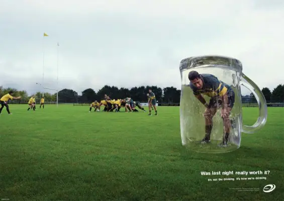 Bière et rugby ne font pas bon ménage