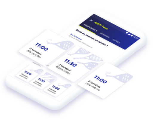 Application mobile de la FFT Ten'Up