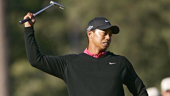 Tiger Woods s'énerve