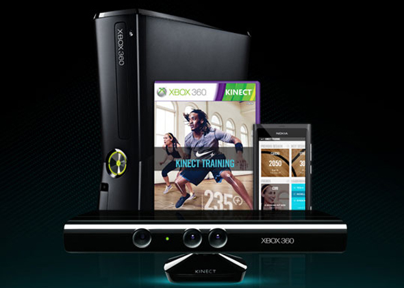 Nike + kinect training