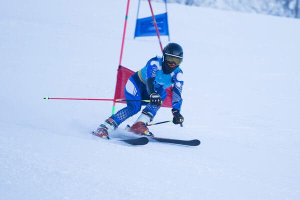 skieur en compétition