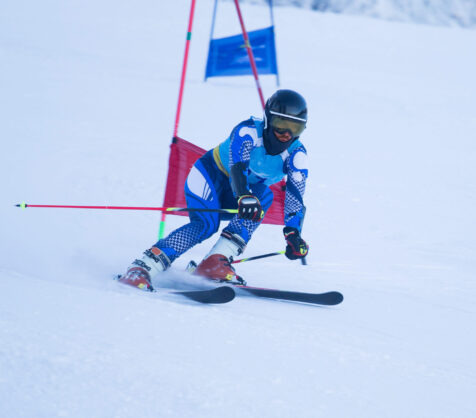 skieur en compétition