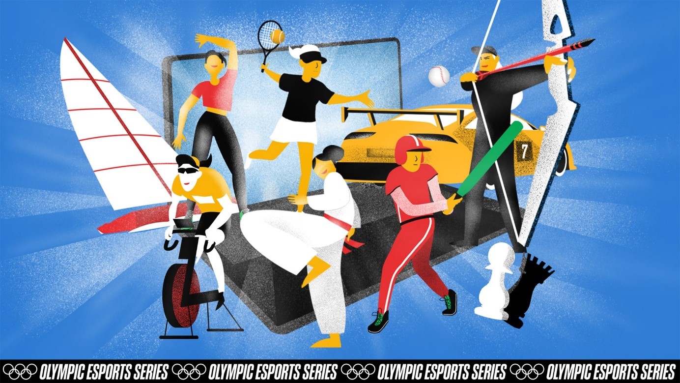 Olympic Esport Series - Illustration officielle